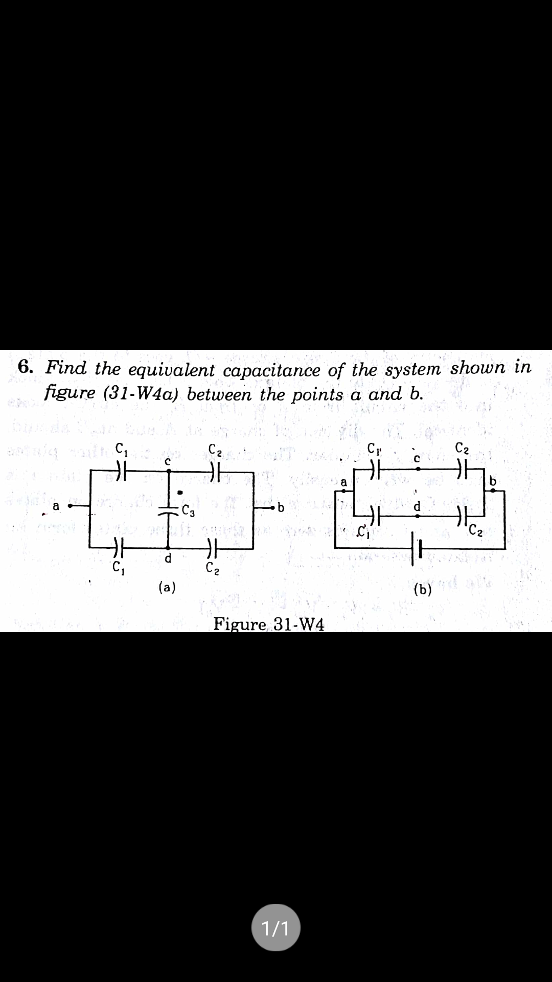 Question image for Good evening sir. Here potential at c and d is sa
